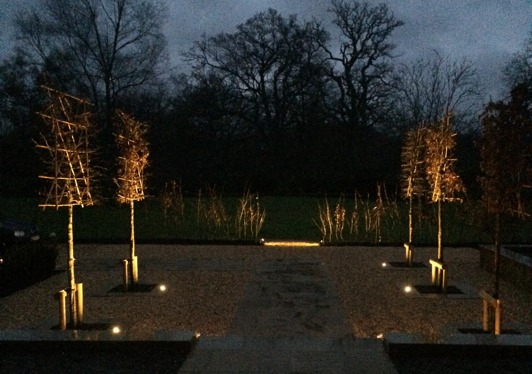Garden lighting, Sussex
